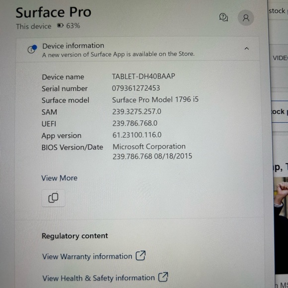 ⭐️⭐️HOST PICK ⭐️⭐️Microsoft Surface Tablet ☀️☀️ - Picture 6 of 6